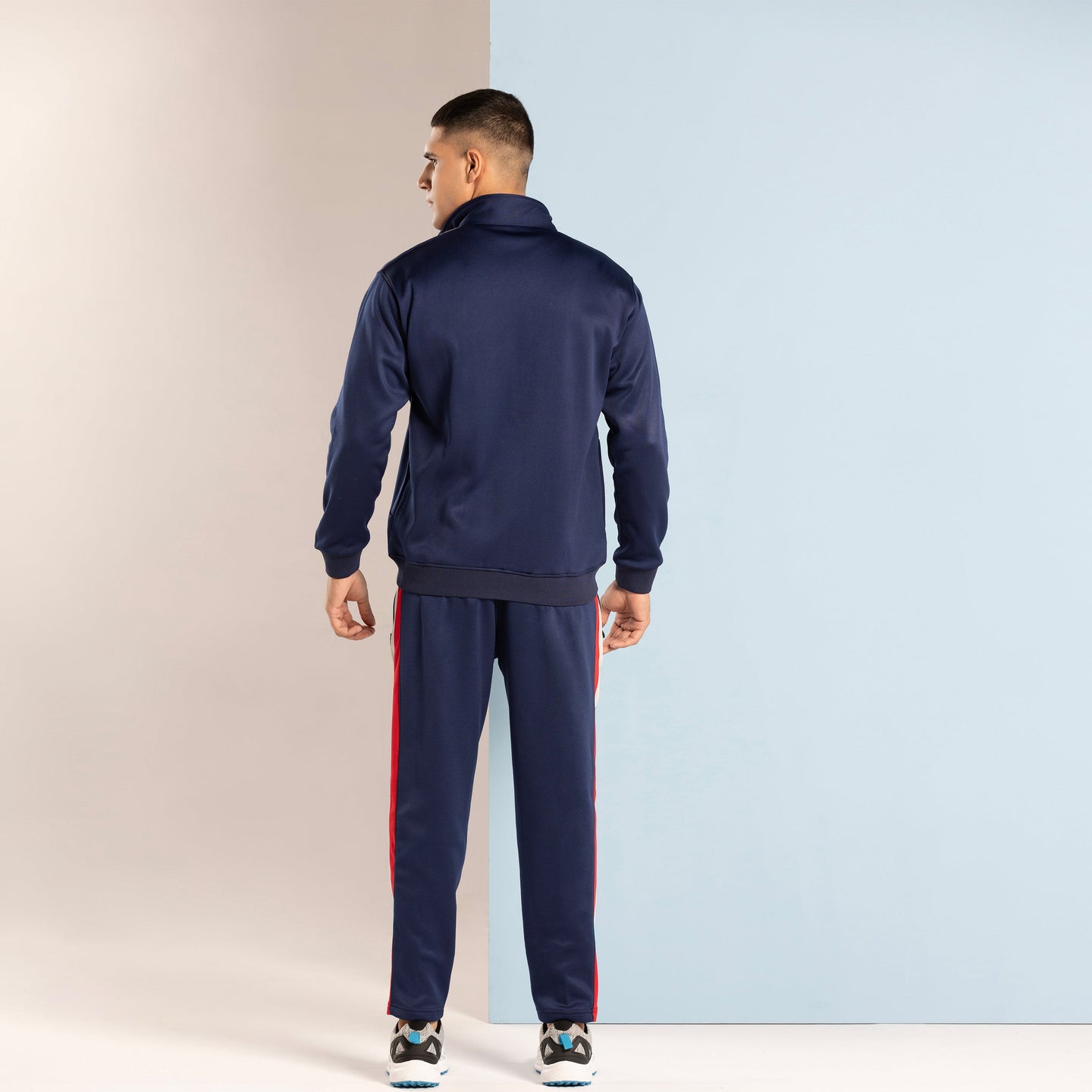 FIREOX ACTIVWEAR TRACKSUIT, NAVY RED GREY, 2024