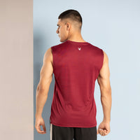 FIREOX ACTIFIT TRAINING TANK TOP, MAROON, 2023