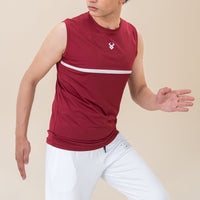 FIREOX Men’s PowerPlay Tank Top, Red, White