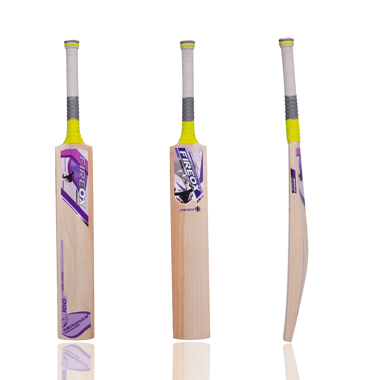 FIREOX Meridian Cricket Bat 2023, Genuine English Willow