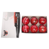 FIREOX HL 50 Cricket Balls, Machine Stitched, Red