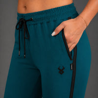 FIREOX Women Activewear Trouser, Petroleum Green