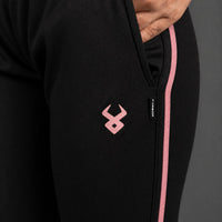 FIREOX Women Activewear Trouser, Black Pink