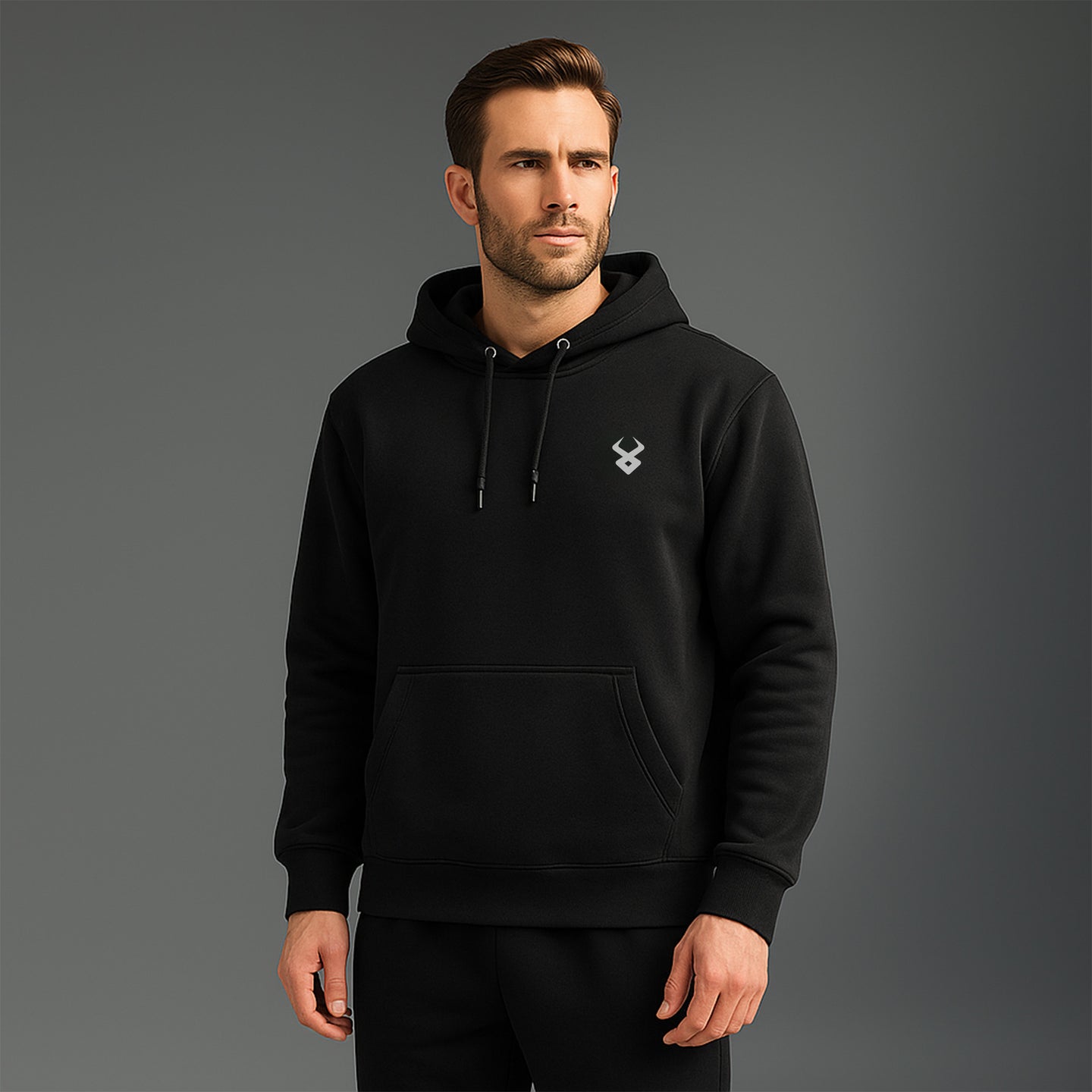 FIREOX MEN Hoodie, Black, 2025