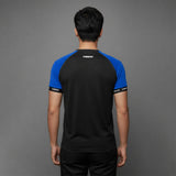 FIREOX Men’s Lycra Interlock Zip-up T-shirt, Royal Blue, 2025