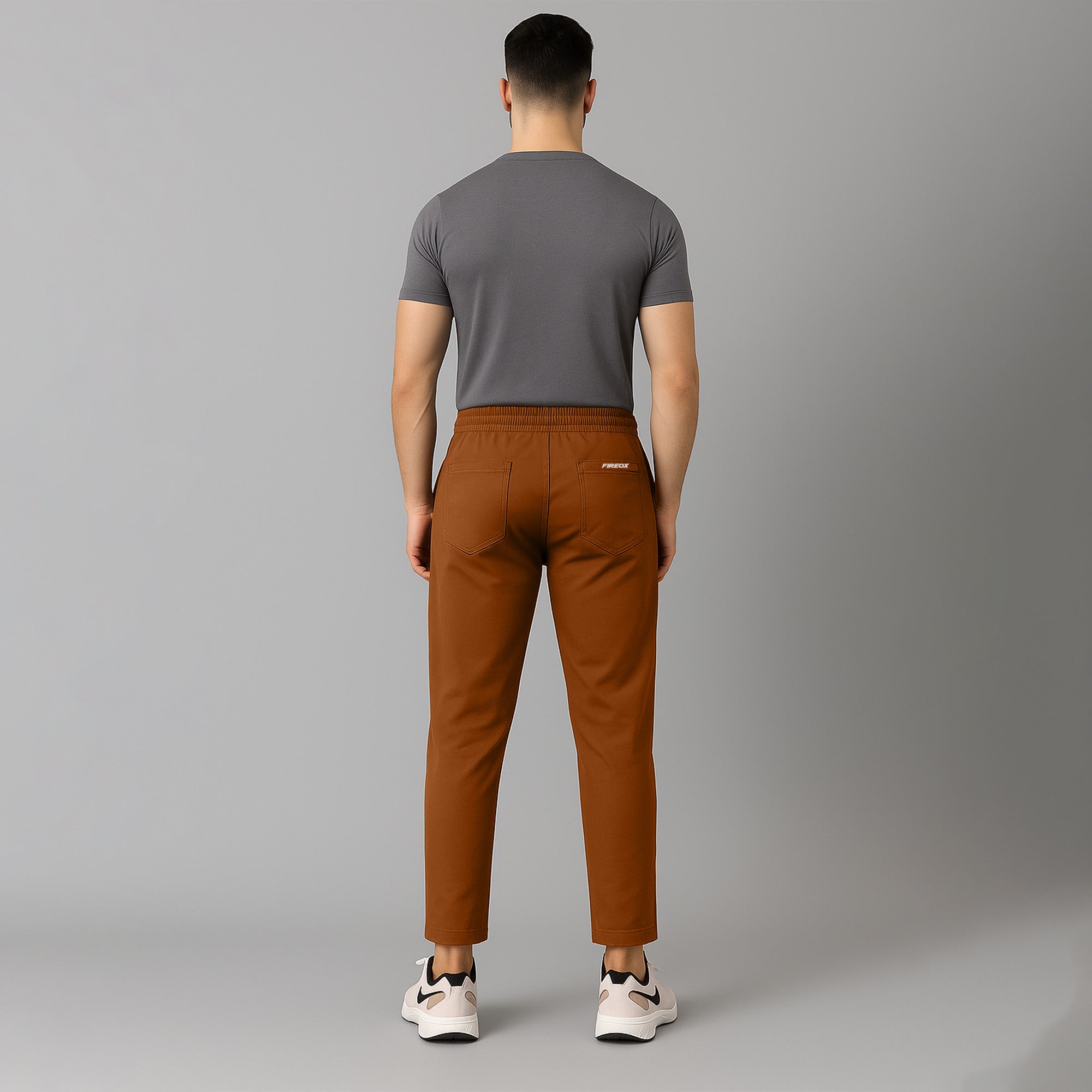 FIREOX MEN Baggy Fit Trouser, Brown, 2025