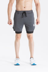 FIREOX Actifit Shorts, Charcoal Grey Black, 2023