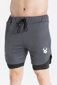 FIREOX Actifit Shorts, Charcoal Grey Black, 2023