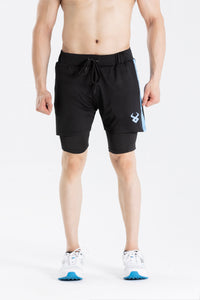 FIREOX Actifit Shorts, Black Sky Strip, 2023