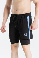 FIREOX Actifit Shorts, Black Sky Strip, 2023