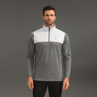 FIREOX MEN Pullover, White Charcoal Grey, 2025