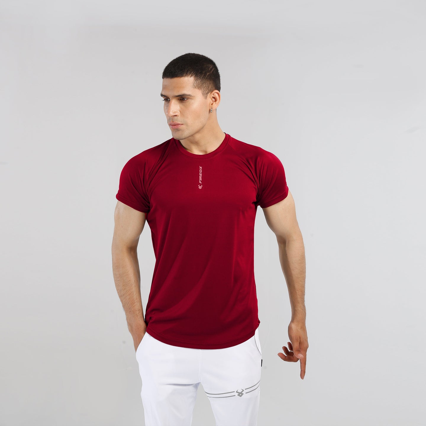 Fireox Hybrid T-Shirt, Maroon, 2024