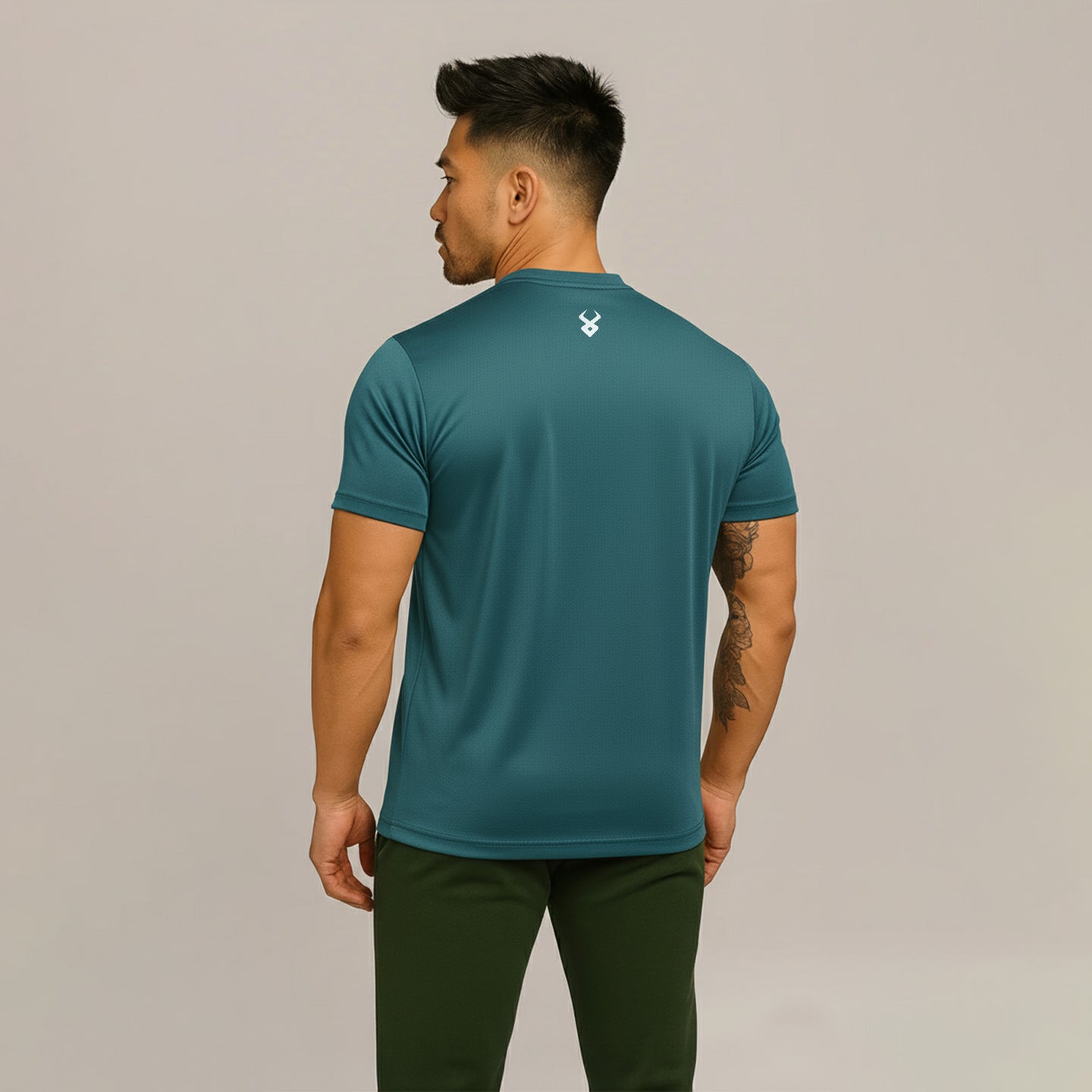 FIREOX Men’s Kinetic Actifit T-Shirt, Petroleum, D2, 2025