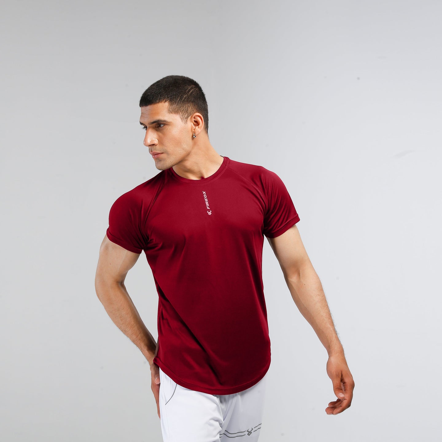 Fireox Hybrid T-Shirt, Maroon, 2024