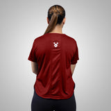 FIREOX Actifit Women T-Shirt, Maroon, D2, 2022