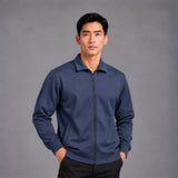 FIREOX MEN Zipper Jacket , Navy Blue, 2026