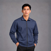 FIREOX MEN Zipper Jacket , Navy Blue, 2026