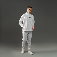 Fireox Tracksuit, White Red, 2025