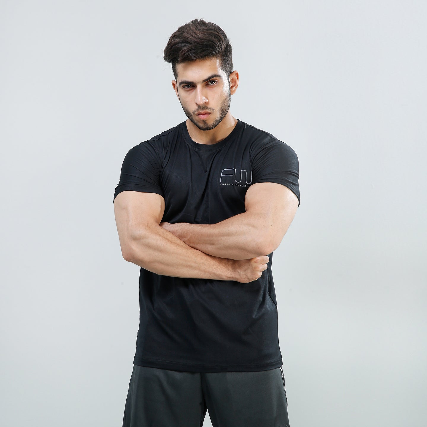 FIREOX Workaletics, T-Shirt, Black