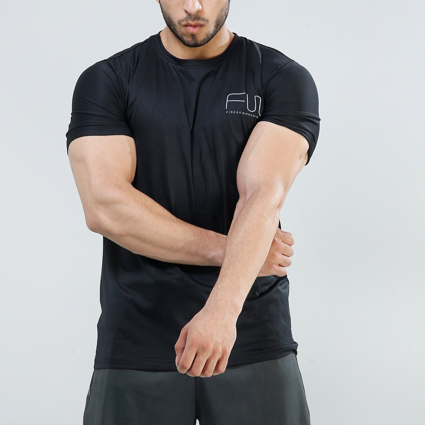 FIREOX Workaletics, T-Shirt, Black